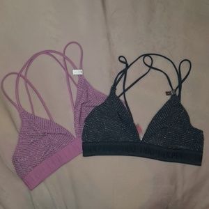 PINK Victoria's Secret bralettes set of 2